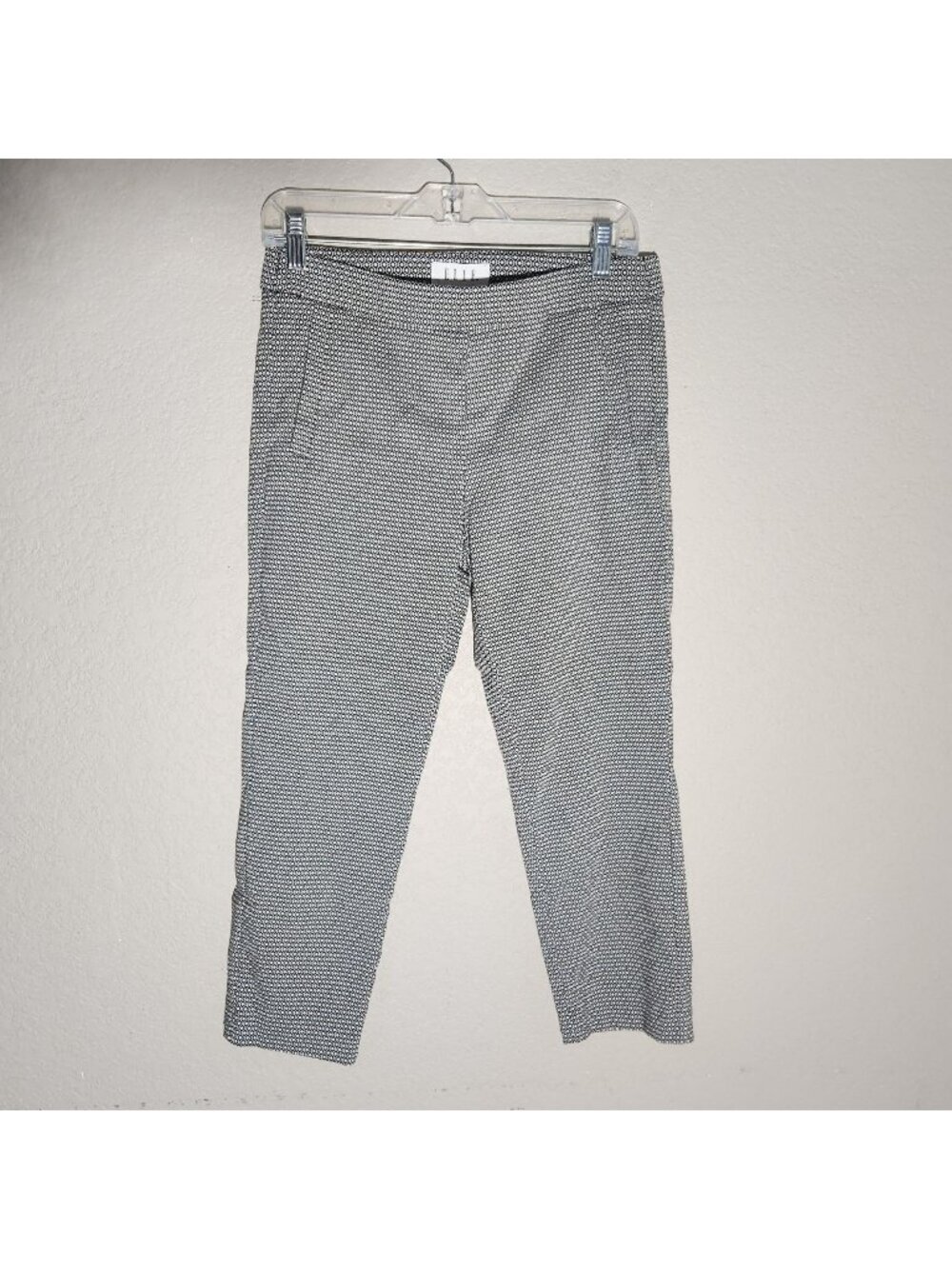 Cropped Pants Black & White Size S